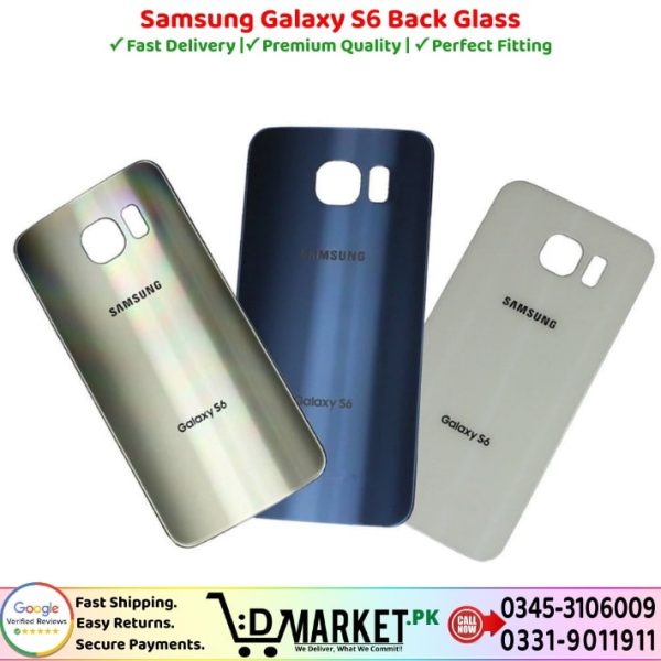 Samsung Galaxy S6 Back Glass Price In Pakistan