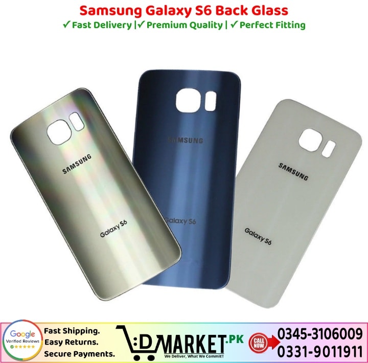 Samsung Galaxy S6 Back Glass Price In Pakistan