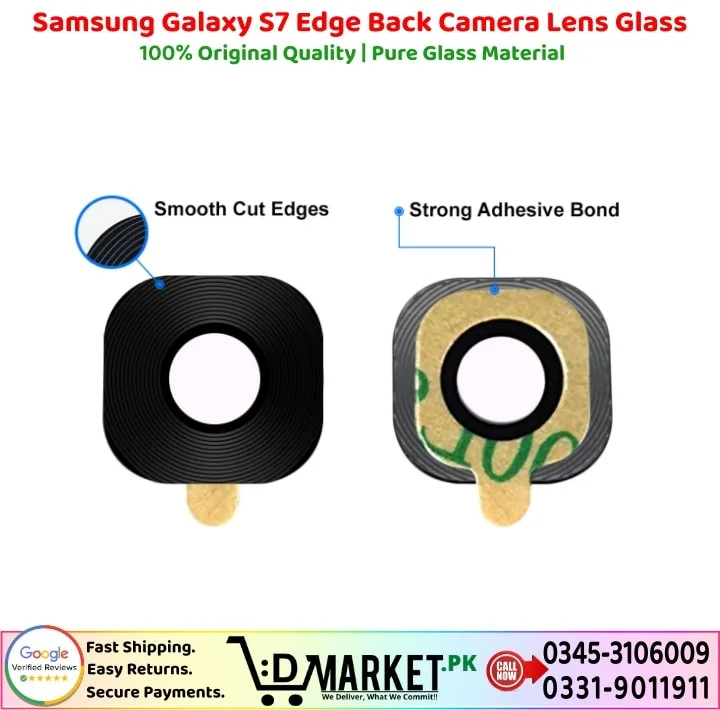 Samsung Galaxy S7 Edge Back Camera Lens Glass Price In Pakistan