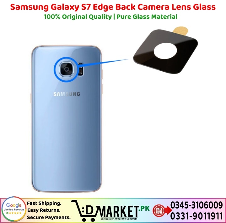 Samsung Galaxy S7 Edge Back Camera Lens Glass Price In Pakistan