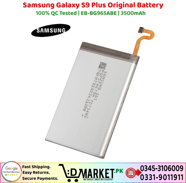 Samsung Galaxy S9 Plus Original Battery Price In Pakistan