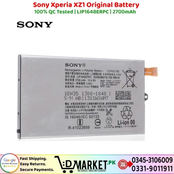 Sony Xperia XZ1 Original Battery Price In Pakistan