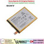 Sony Xperia Z4 Original Battery Price In Pakistan