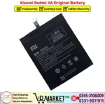 Xiaomi Redmi 4A Original Battery Price In Pakistan