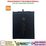 Xiaomi Redmi 6 6A Original Battery Price In Pakistan