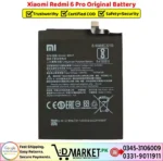 Xiaomi Redmi 6 Pro Original Battery Price In Pakistan