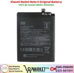 Xiaomi Redmi Note 6 Original Battery Price In Pakistan