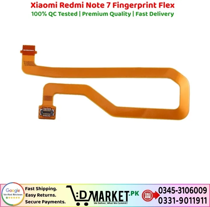 Xiaomi Redmi Note 7 Fingerprint Flex Price In Pakistan