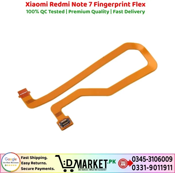 Xiaomi Redmi Note 7 Fingerprint Flex Price In Pakistan