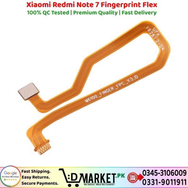 Xiaomi Redmi Note 7 Fingerprint Flex Price In Pakistan