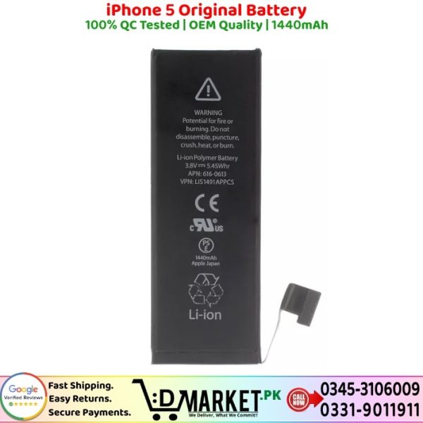 iPhone 5 Original Battery Price In Pakistan