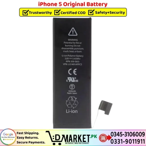 iPhone 5 Original Battery Price In Pakistan