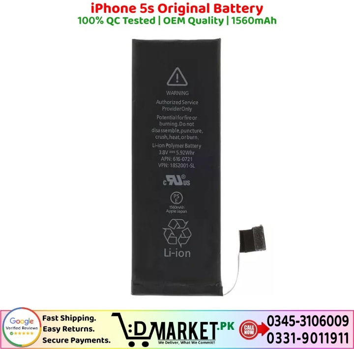 iPhone 5s Original Battery Price In Pakistan