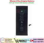 iPhone 6 Plus Original Battery Price In Pakistan