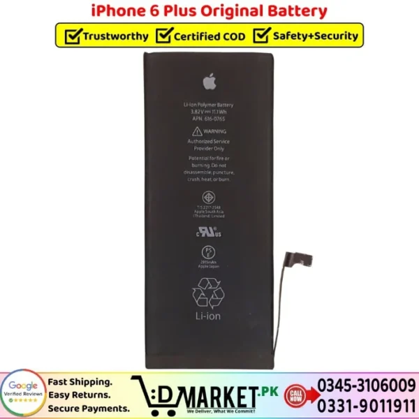 iPhone 6 Plus Original Battery Price In Pakistan