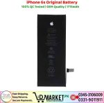 iPhone 6s Original Battery Price In Pakistan