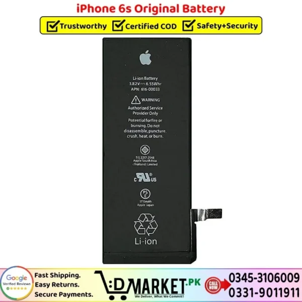 iPhone 6s Original Battery Price In Pakistan