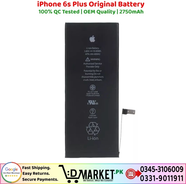 iPhone 6s Plus Original Battery Price In Pakistan