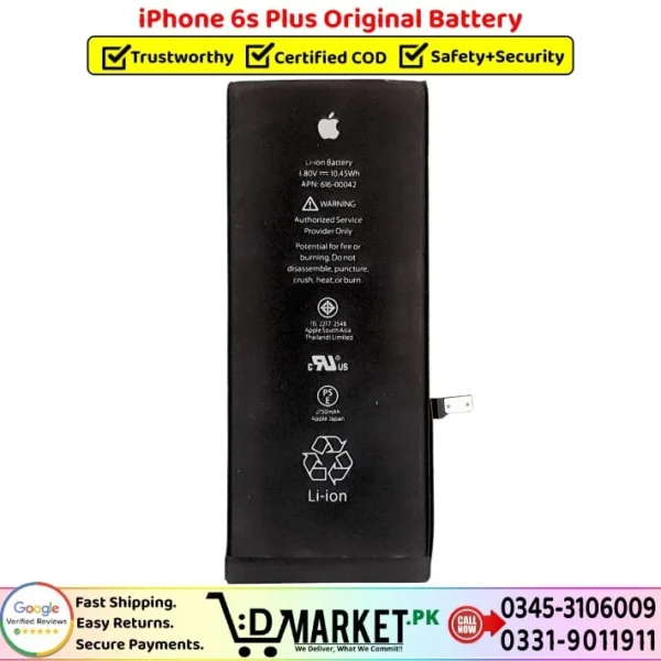 iPhone 6s Plus Original Battery Price In Pakistan