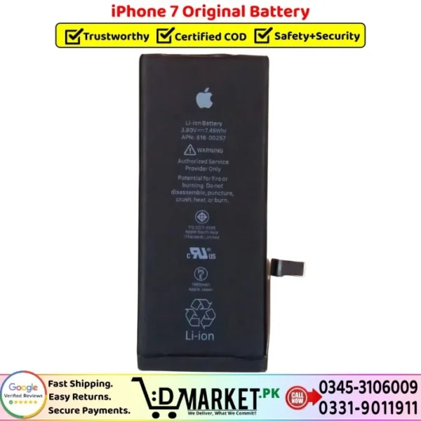 iPhone 7 Original Battery Price In Pakistan