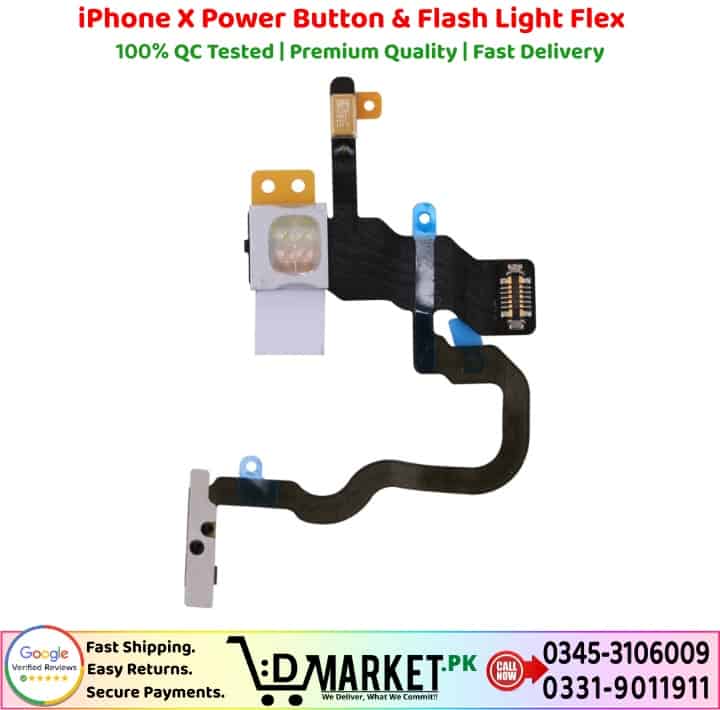 iPhone X Power Button Flash Light Flex Price In Pakistan