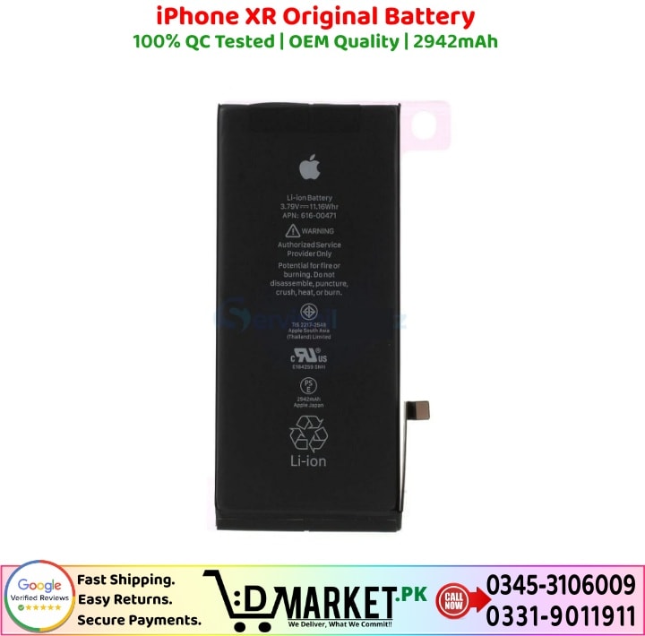 iPhone XR Original Battery Price In Pakistan