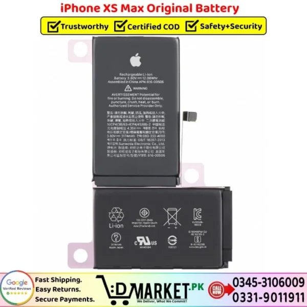 iPhone XS Max Original Battery Price In Pakistan
