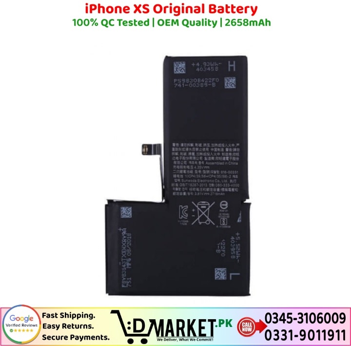 iPhone XS Original Battery Price In Pakistan