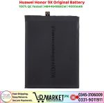 Huawei Honor 9X Original Battery Price In Pakistan