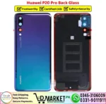 Huawei P20 Pro Back Glass Price In Pakistan