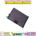 Huawei Y9 Prime 2019 Original Battery Price In Pakistan