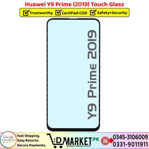 Huawei Y9 Prime 2019 Touch Glass Price In Pakistan