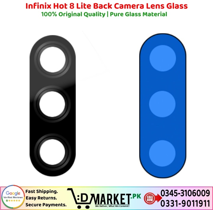 Infinix Hot 8 Lite Back Camera Lens Glass Price In Pakistan