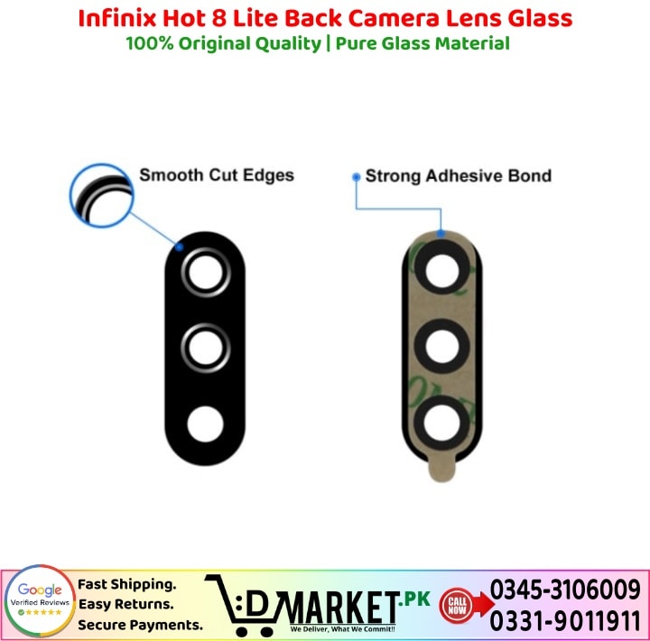 Infinix Hot 8 Lite Back Camera Lens Glass Price In Pakistan