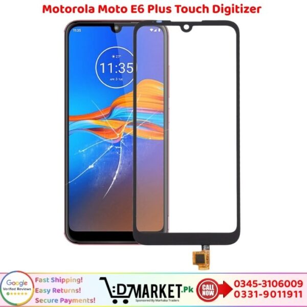 Motorola Moto E6 Plus Touch Glass Price In Pakistan