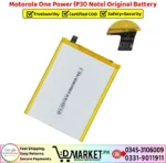 Motorola One Power P30 Note Original Battery Price In Pakistan