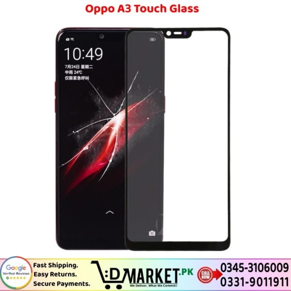 Oppo A3 Touch Glass Price In Pakistan