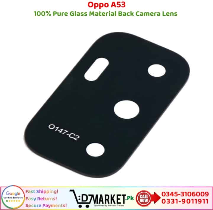 Oppo A53 Back Camera Lens Glass Price In Pakistan