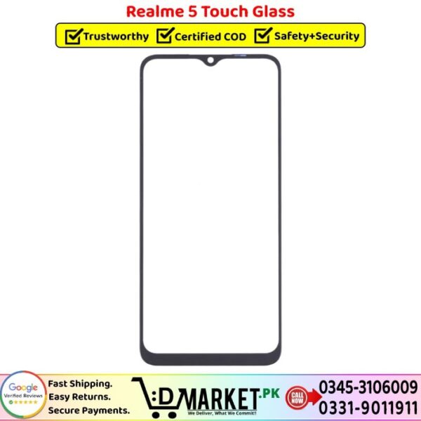Realme 5 Touch Glass Price In Pakistan