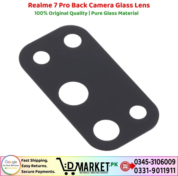 Realme 7 Pro Back Camera Glass Lens Price In Pakistan