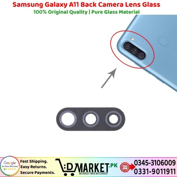 Samsung Galaxy A11 Back Camera Lens Glass Price In Pakistan