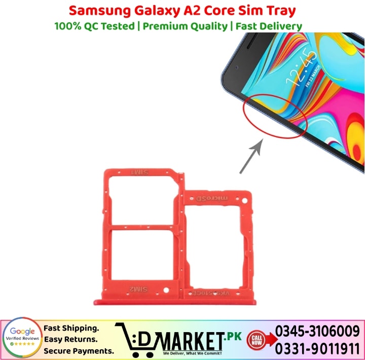 Samsung Galaxy A2 Core Sim Tray Price In Pakistan