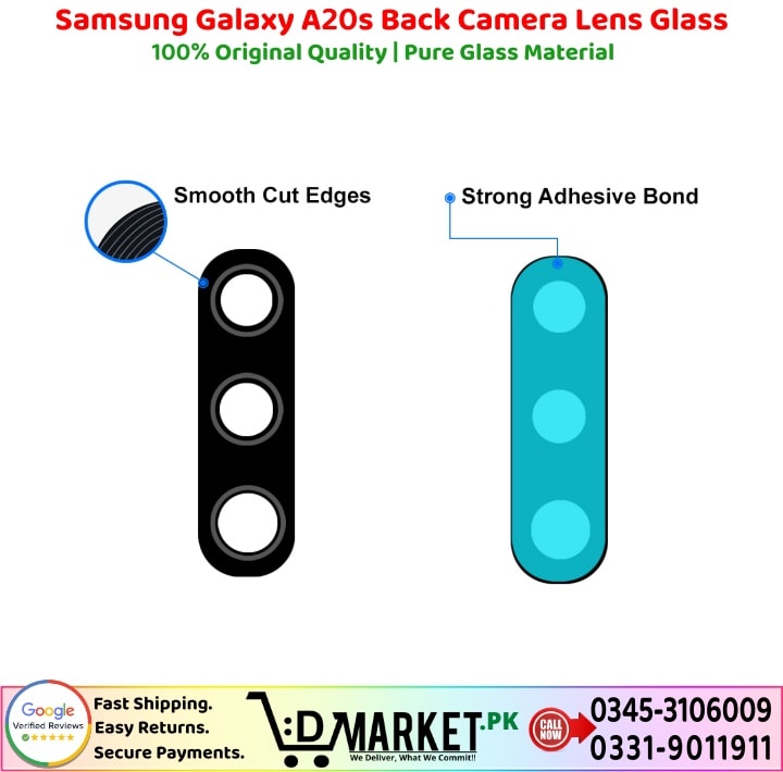 Samsung Galaxy A20s Back Camera Lens Glass Price In Pakistan
