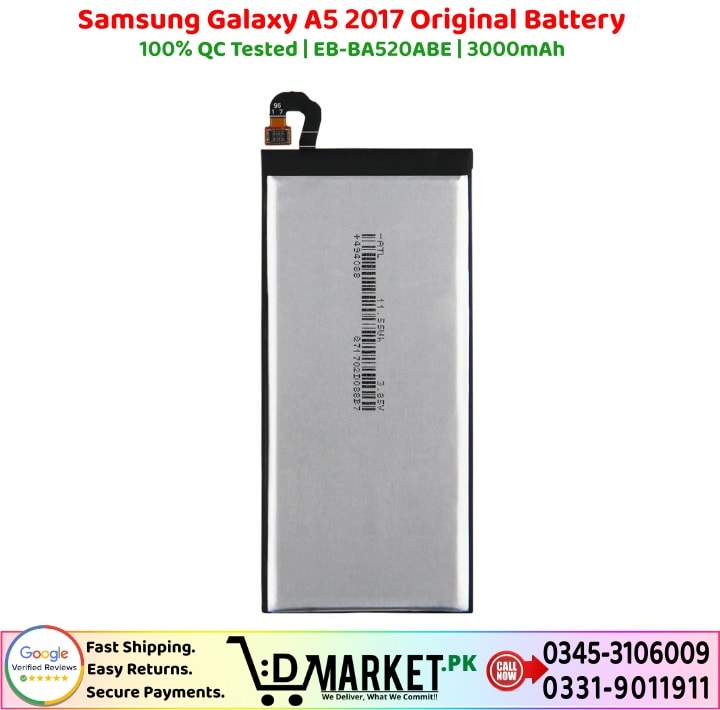 Samsung Galaxy A5 2017 Original Battery Price In Pakistan