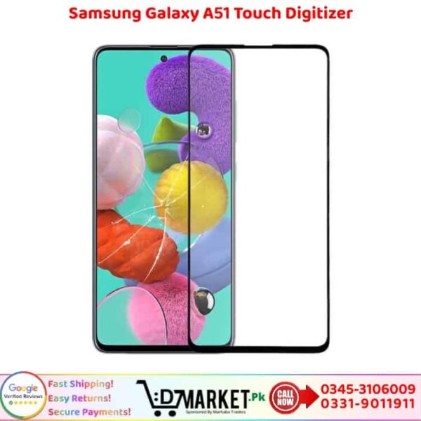 Samsung Galaxy A51 Touch Glass Price In Pakistan