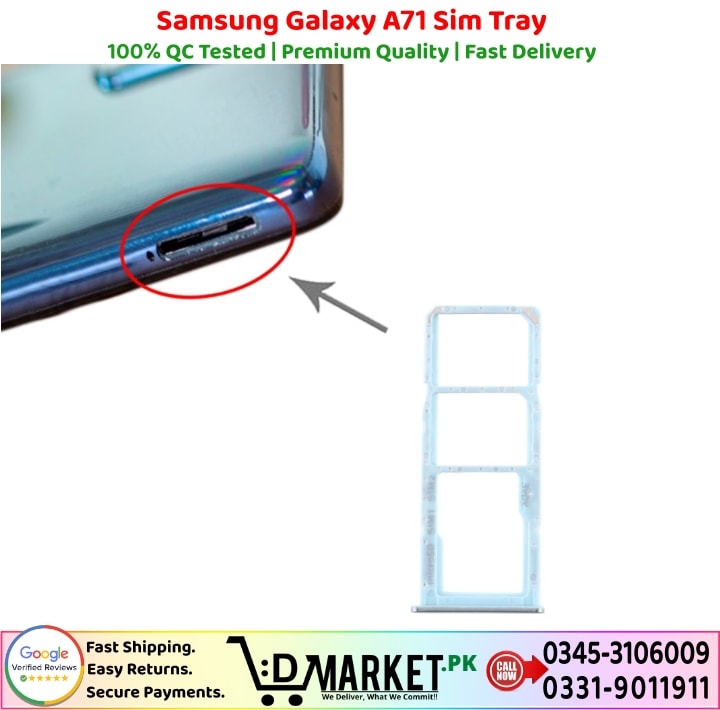 Samsung Galaxy A71 Sim Tray Price In Pakistan
