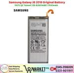 Samsung Galaxy J8 2018 Original Battery Price In Pakistan