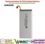 Samsung Galaxy J8 2018 Original Battery Price In Pakistan