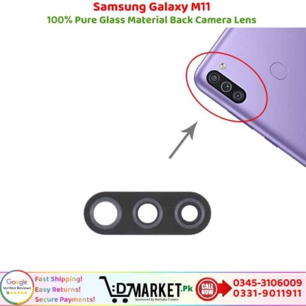Samsung Galaxy M11 Back Camera Lens Glass Price In Pakistan
