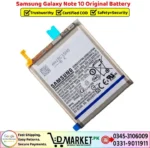 Samsung Galaxy Note 10 Original Battery Price In Pakistan